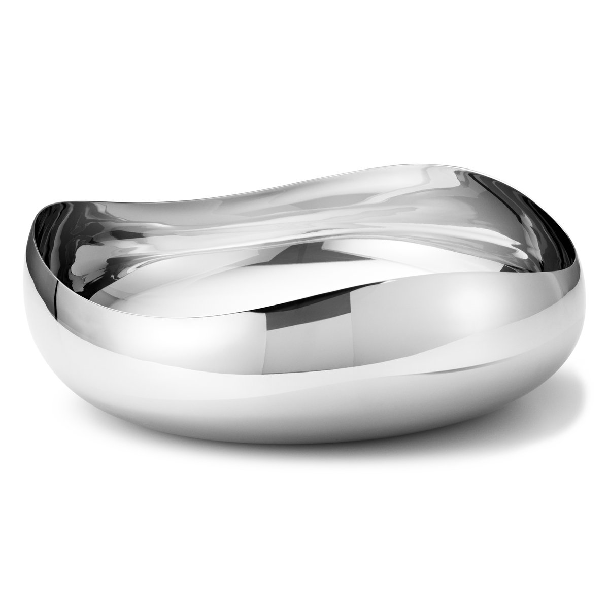 Georg Jensen Cobra bowl o28 cm stainless steel | Scandinavian Design | Serving bowls | Silver-coloured