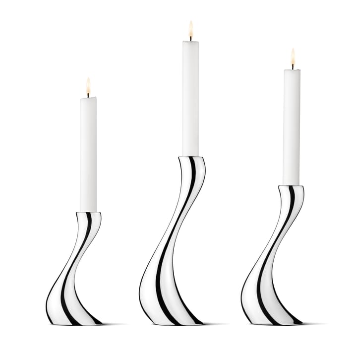 Cobra candleholder 3-pack - including candles - Georg Jensen