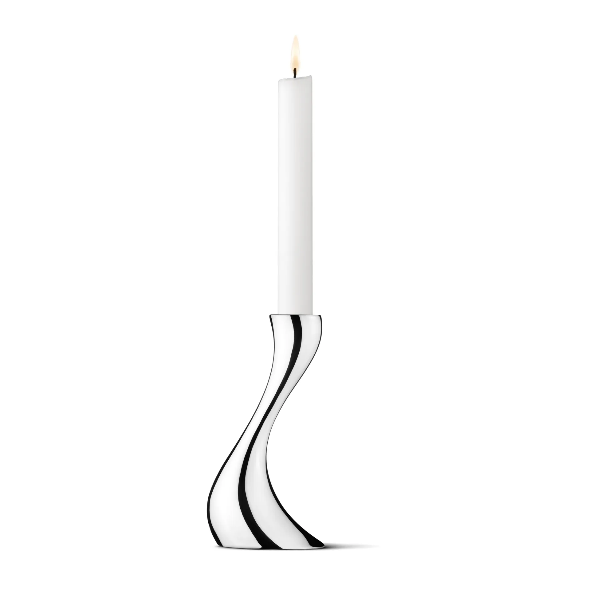 Cobra candleholder, small, 16 cm Georg Jensen