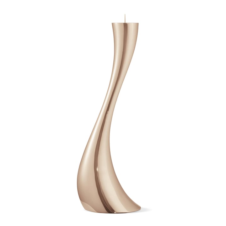 Cobra floor candle holder rosé-gold - Medium, 50 cm - Georg Jensen