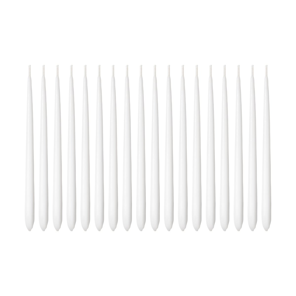 Georg Jensen Cobra Hanukkah candles 18-pack White | Scandinavian Design | Candles | White