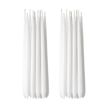 Cobra Hanukkah candles 18-pack - White - Georg Jensen