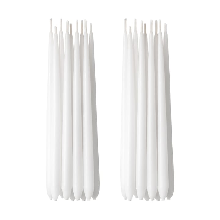 Cobra Hanukkah candles 18-pack - White - Georg Jensen