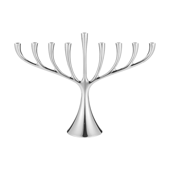 Cobra menora nine arm candle stick - Stainless steel - Georg Jensen