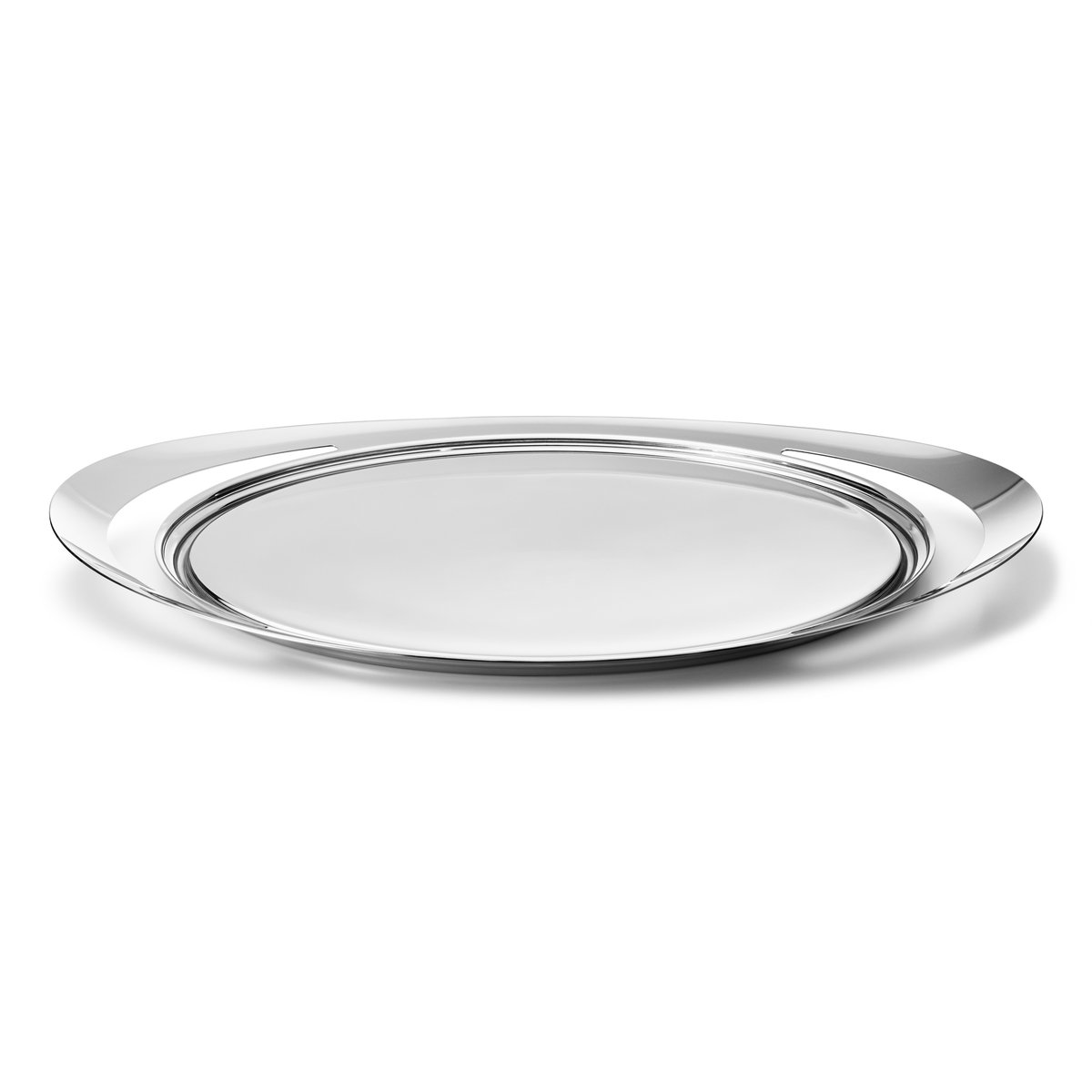 Georg Jensen Cobra serving tray stainless steel | Scandinavian Design | Trays | Silver-coloured