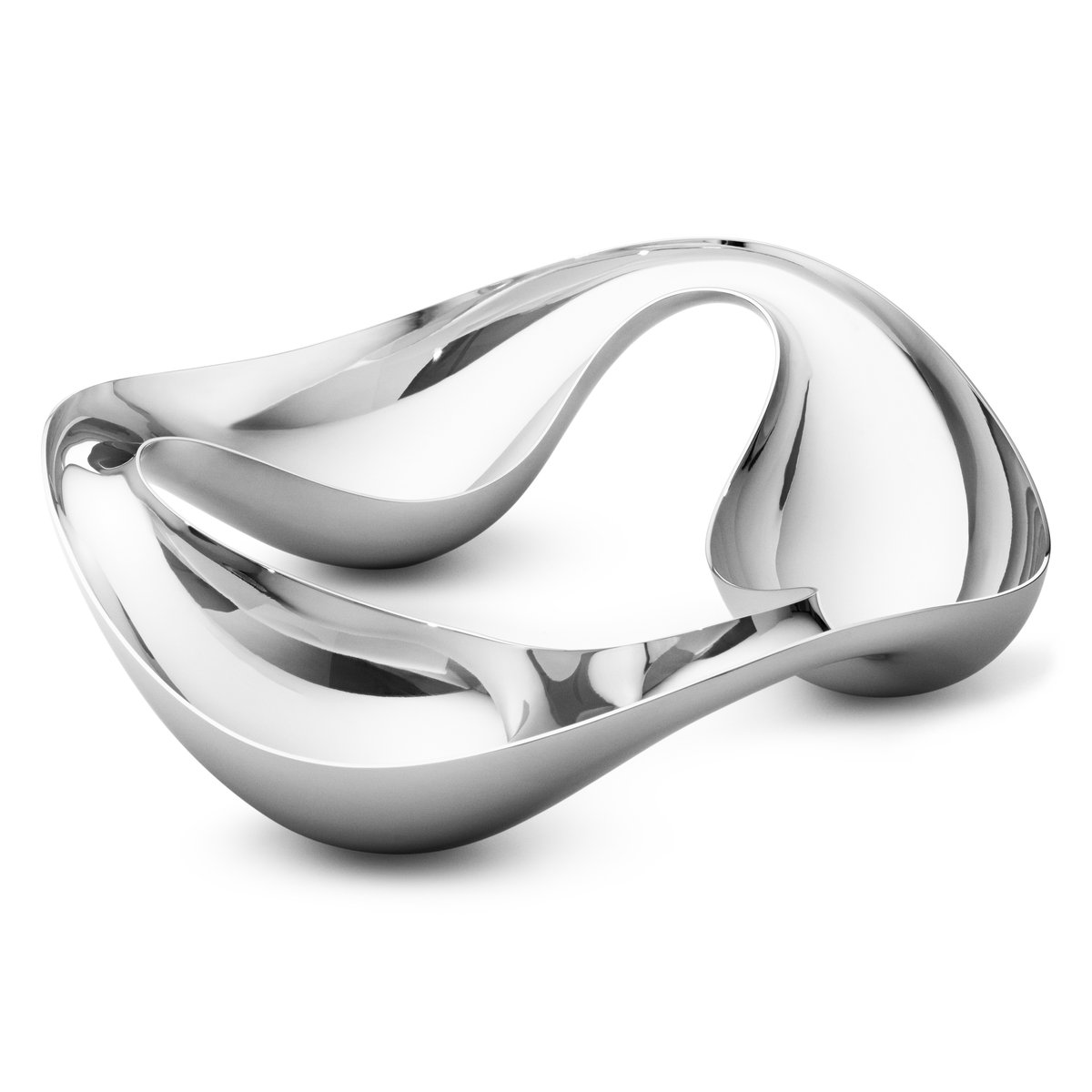 Georg Jensen Cobra Triple bowl stainless steel | Scandinavian Design | Serving bowls | Silver-coloured