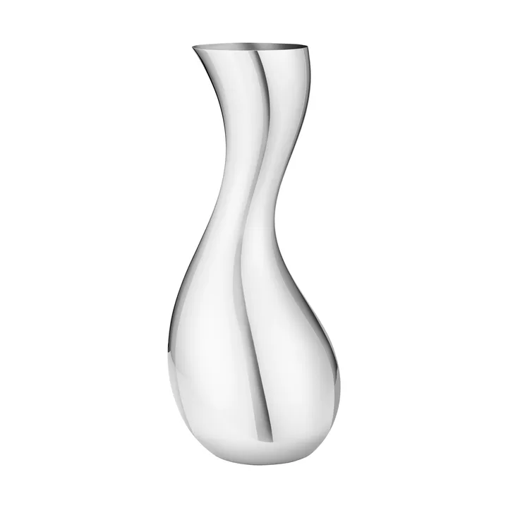 Cobra vase - Stainless steel, large - Georg Jensen