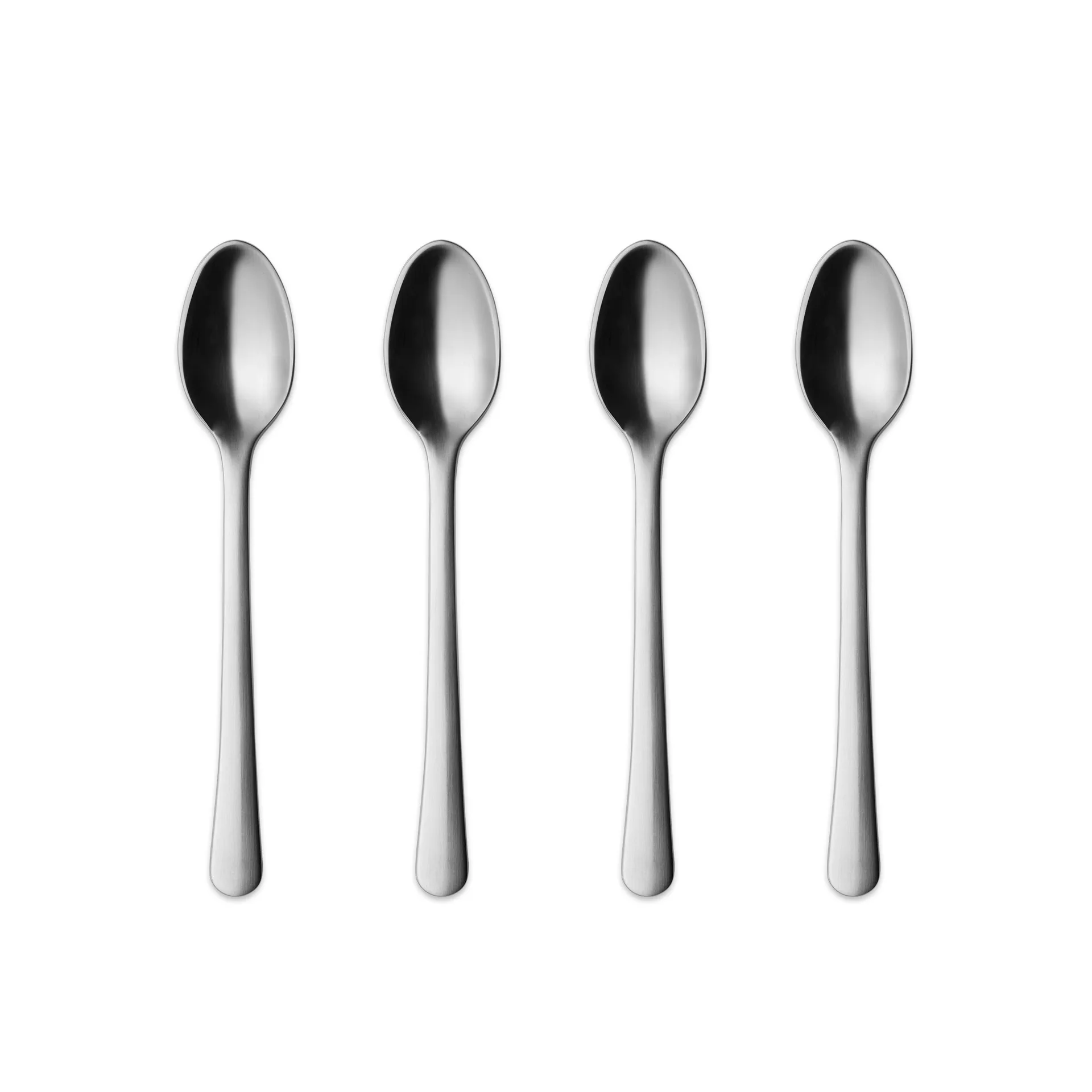 Copenhagen matte tea and coffee spoon, 4-pack Georg Jensen