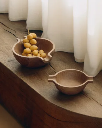 Couple bowl - Oak, small - Georg Jensen