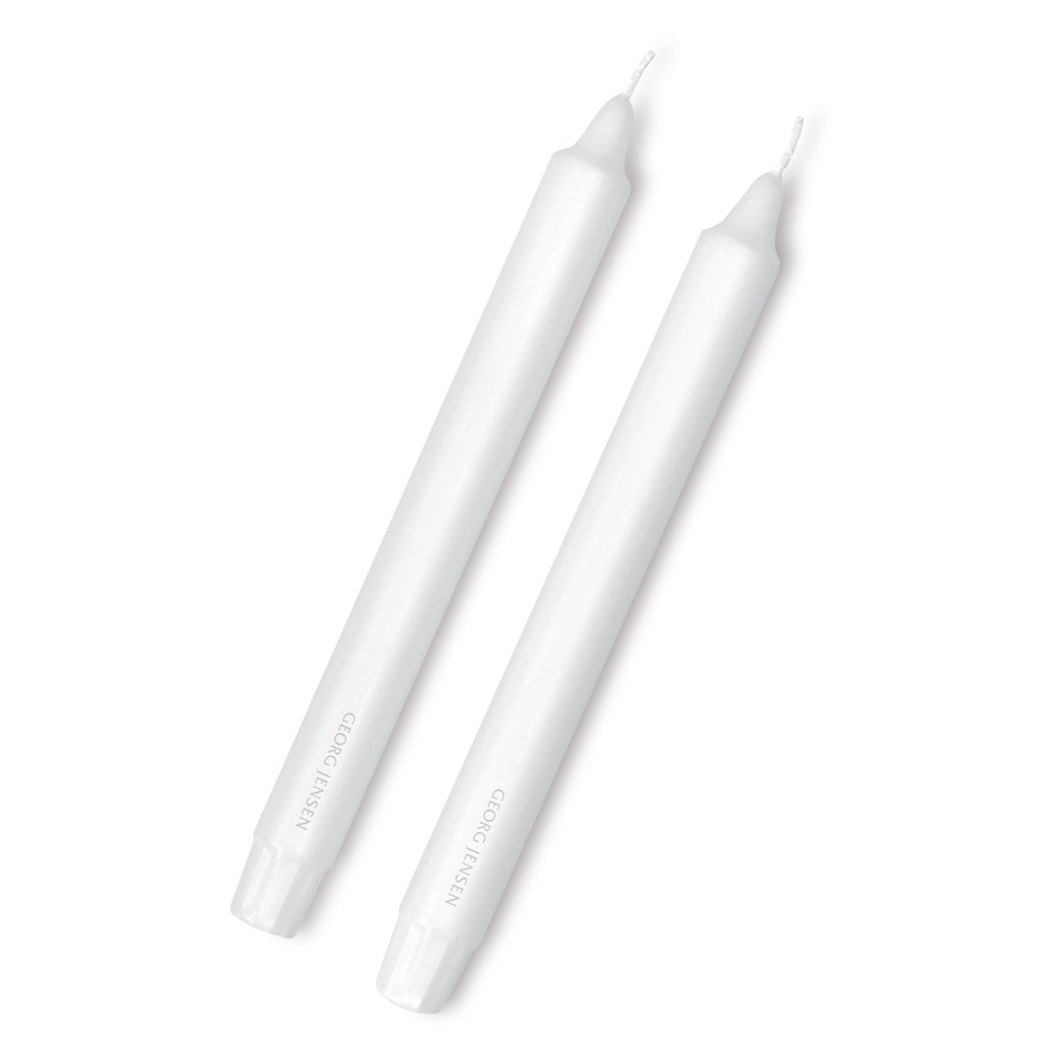 Georg Jensen candle 24 cm 2-pack | Scandinavian Design | Candles | White