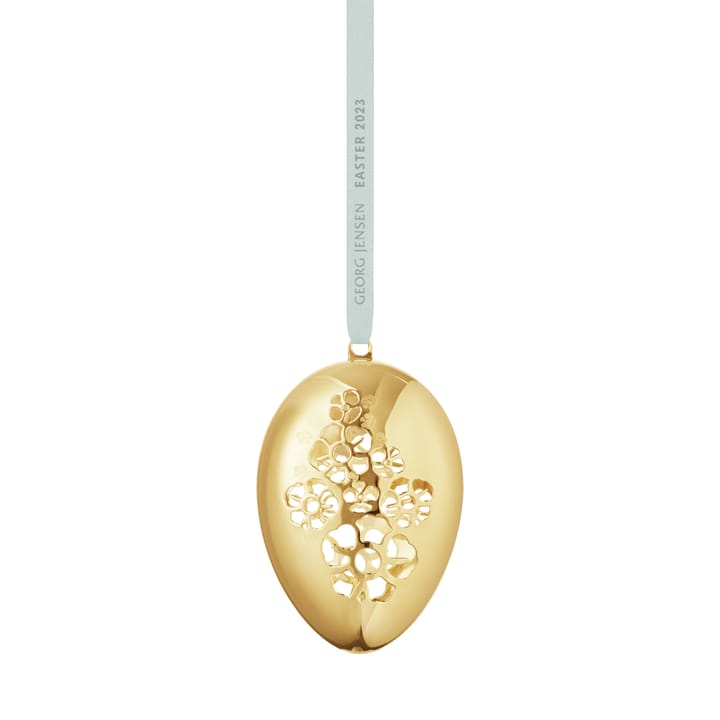 Georg Jensen Easter egg hanging decoration 2023, Yellow-decor Georg Jensen