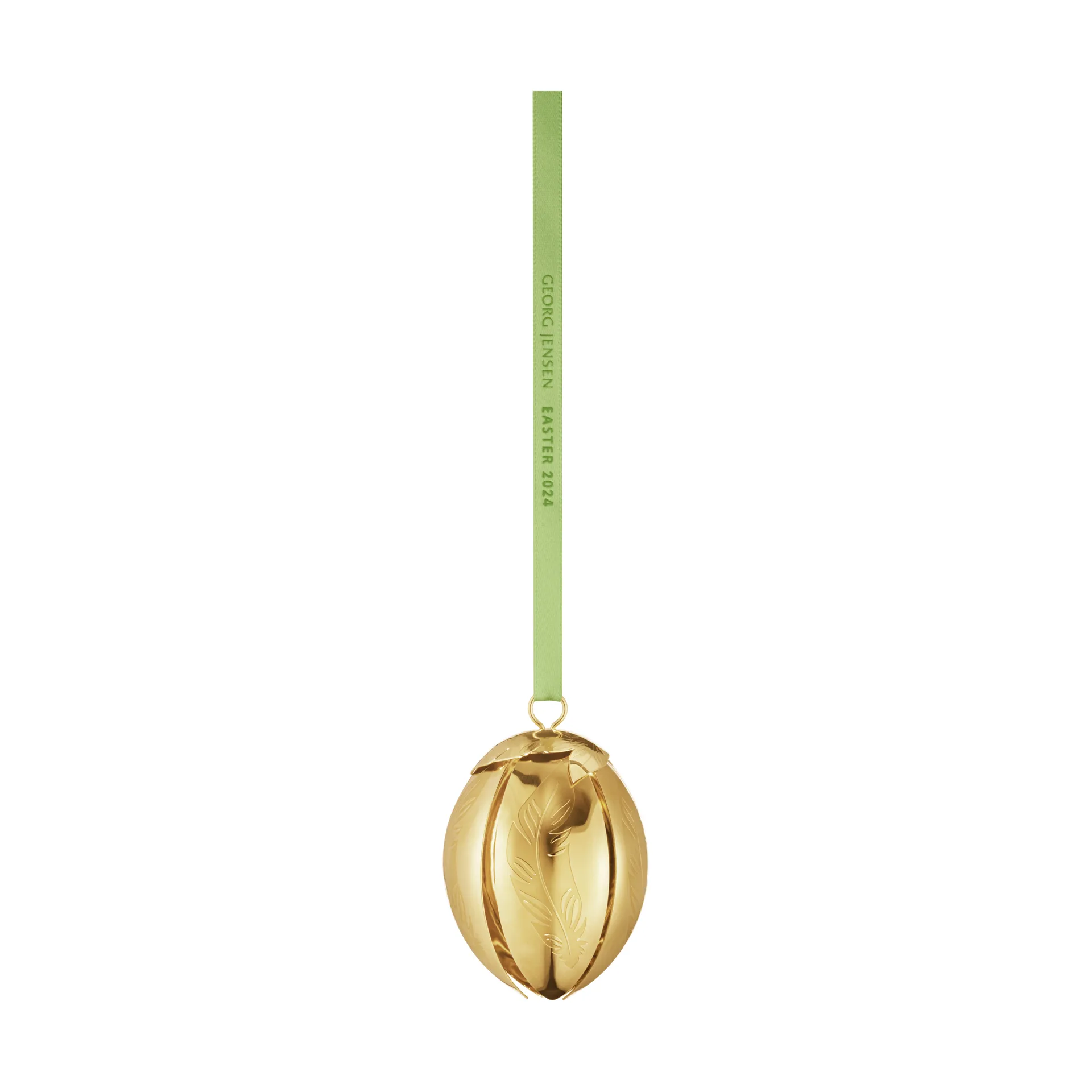 Georg Jensen Easter egg pendant 2024, 18 K Gold Plated Georg Jensen