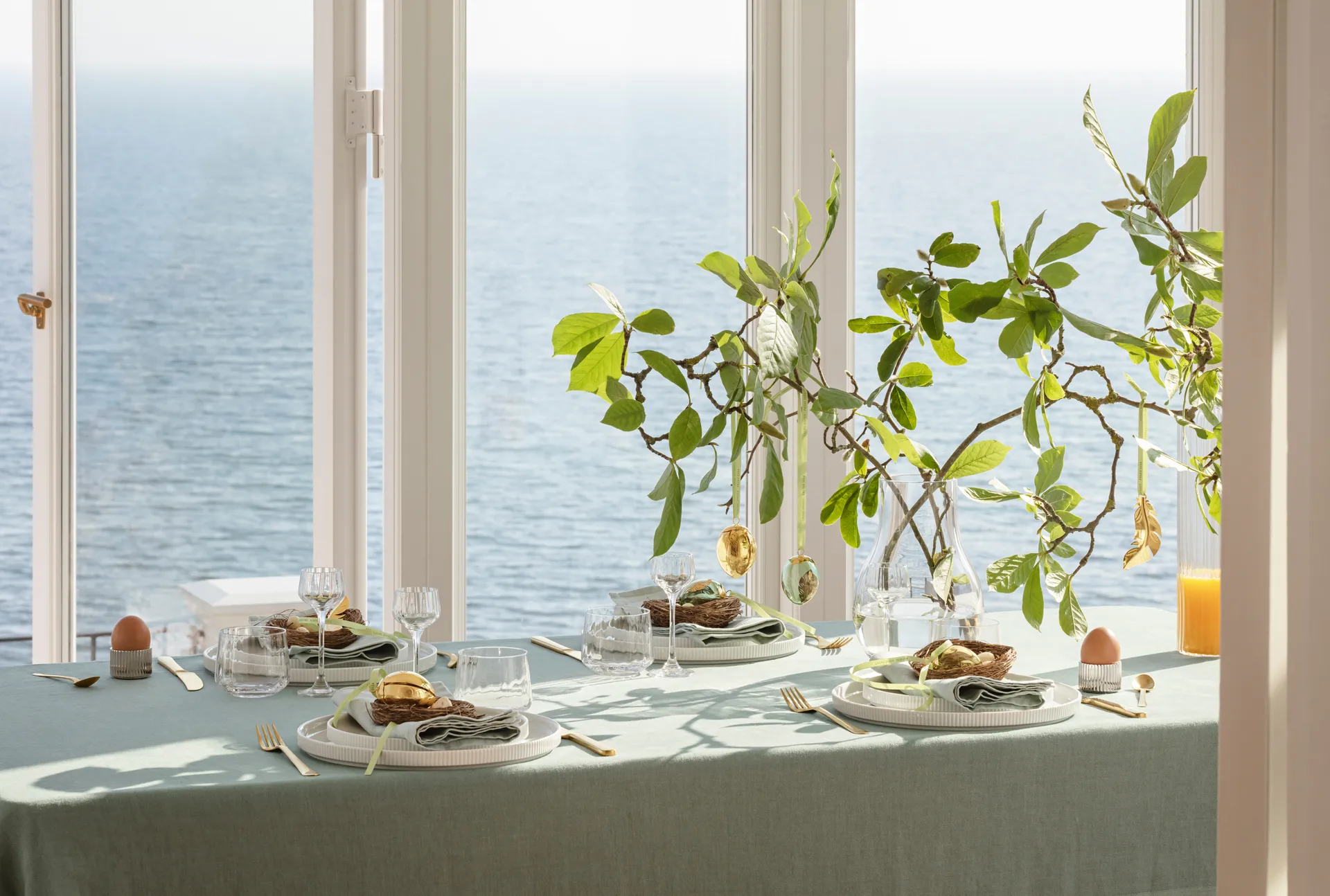 Georg Jensen Easter egg pendant 2024, 18 K Gold Plated Georg Jensen