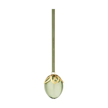 Georg Jensen Easter egg pendant - Green-18 K gold-plated, 2026 - Georg Jensen