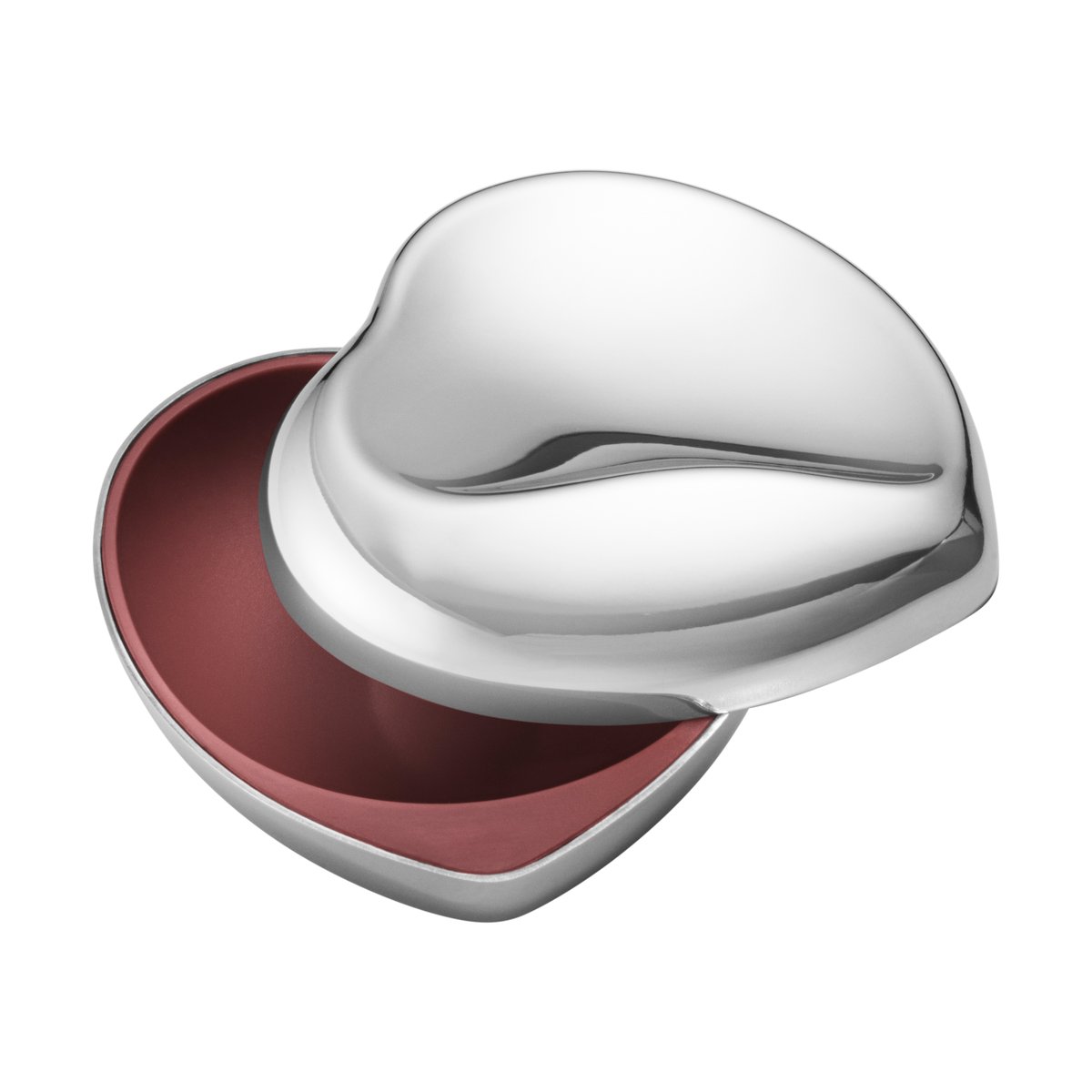 Georg Jensen Heart ask Stainless steel | Scandinavian Design | Boxes & jars | Silver-coloured