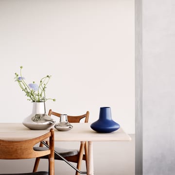Henning Koppel vase stainless steel - small, 12.4 cm - Georg Jensen