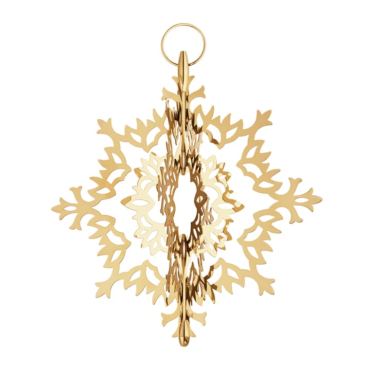 Ice Flower Christmas tree topper - Gold-plated - Georg Jensen