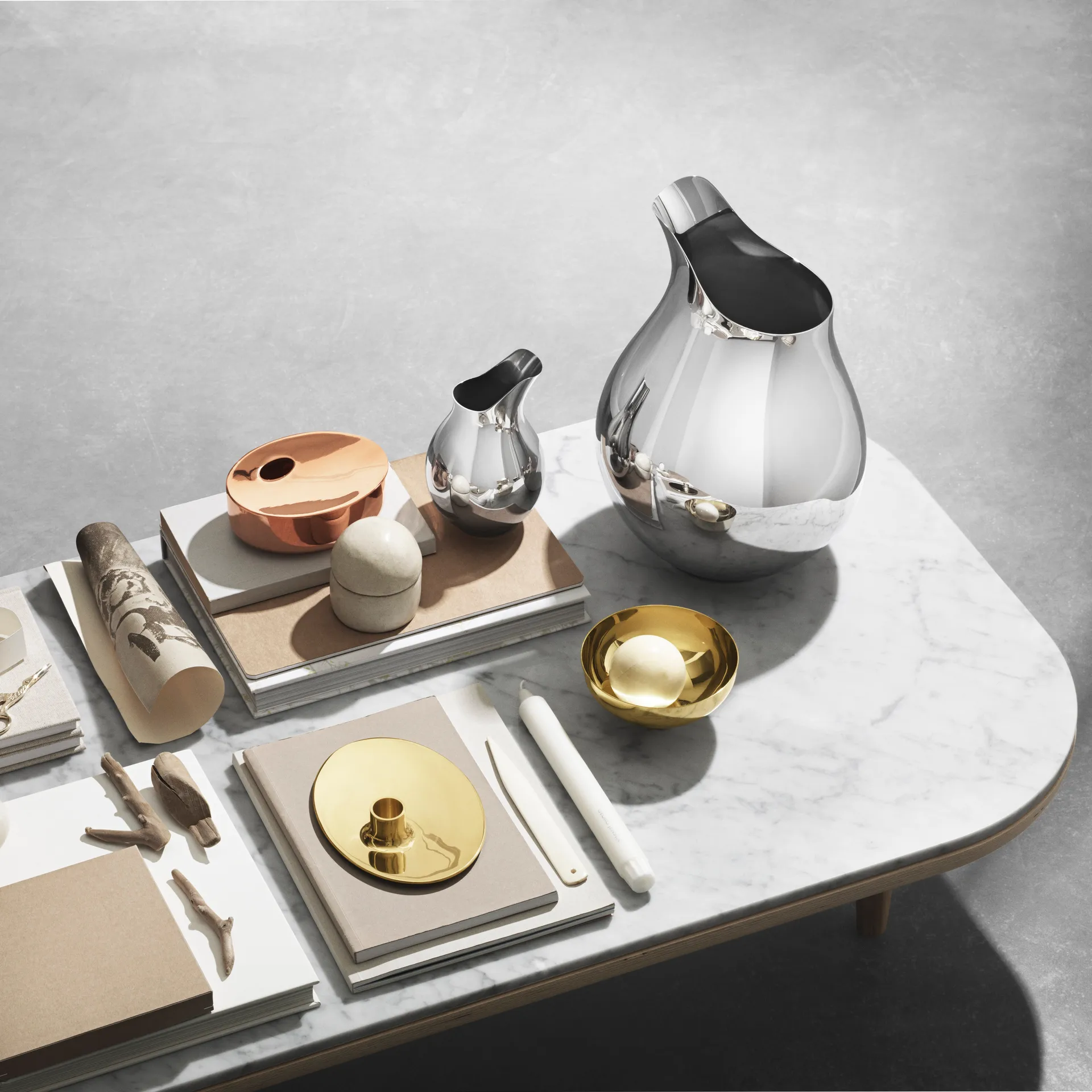 Ilse bowl brass, Ø 12.5 cm Georg Jensen