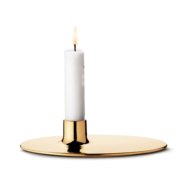 Ilse candle holder brass - 12.5 cm - Georg Jensen