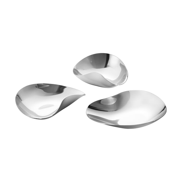 Indulgence snack bowl 3 pieces - Stainless steel - Georg Jensen