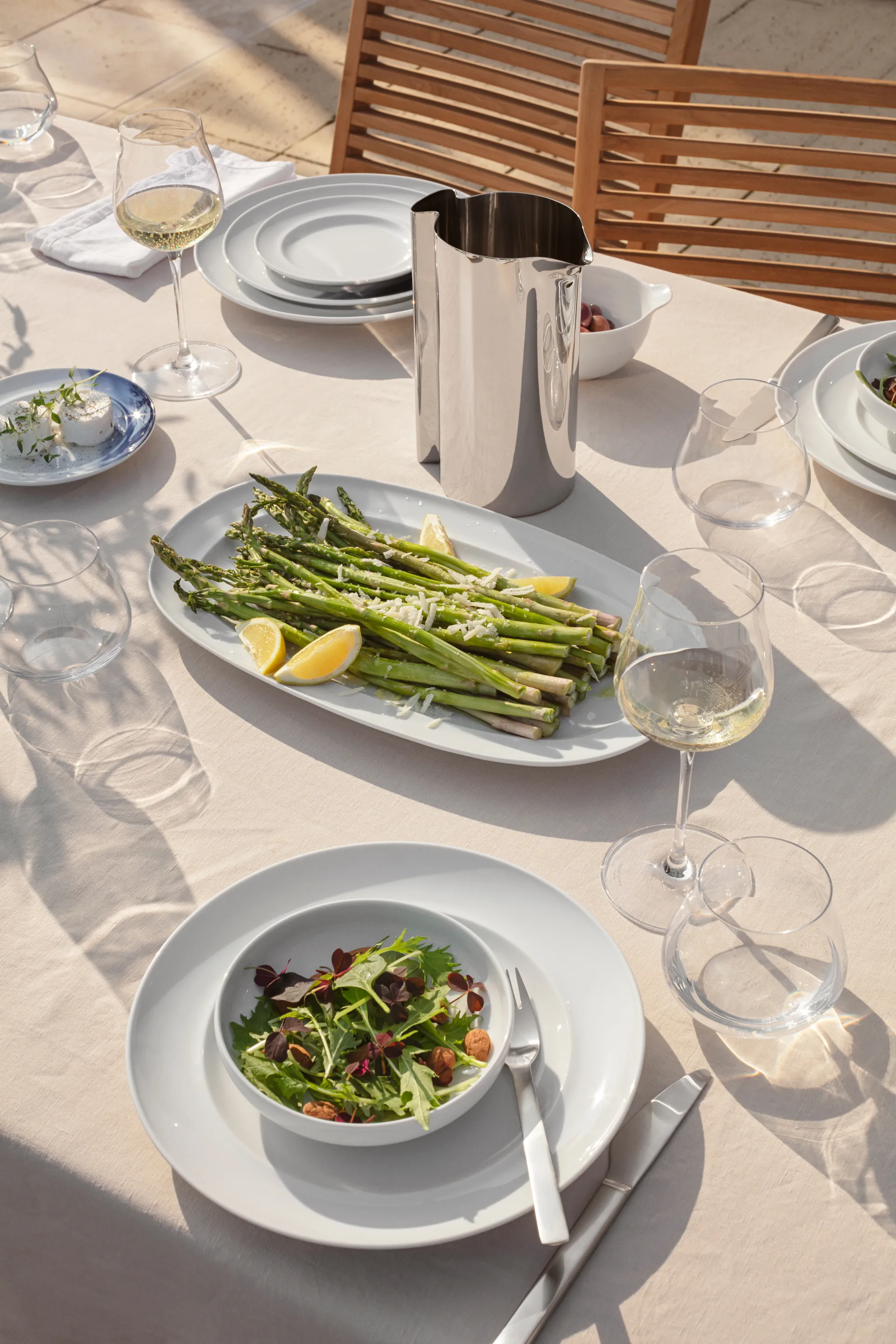 Koppel dinner plate Ø27 cm, White Georg Jensen