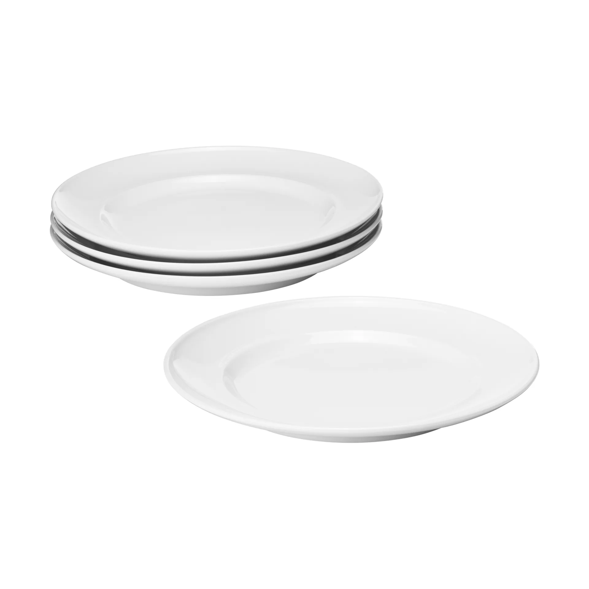 Koppel lunch plate Ø22 cm 4-pack, White Georg Jensen