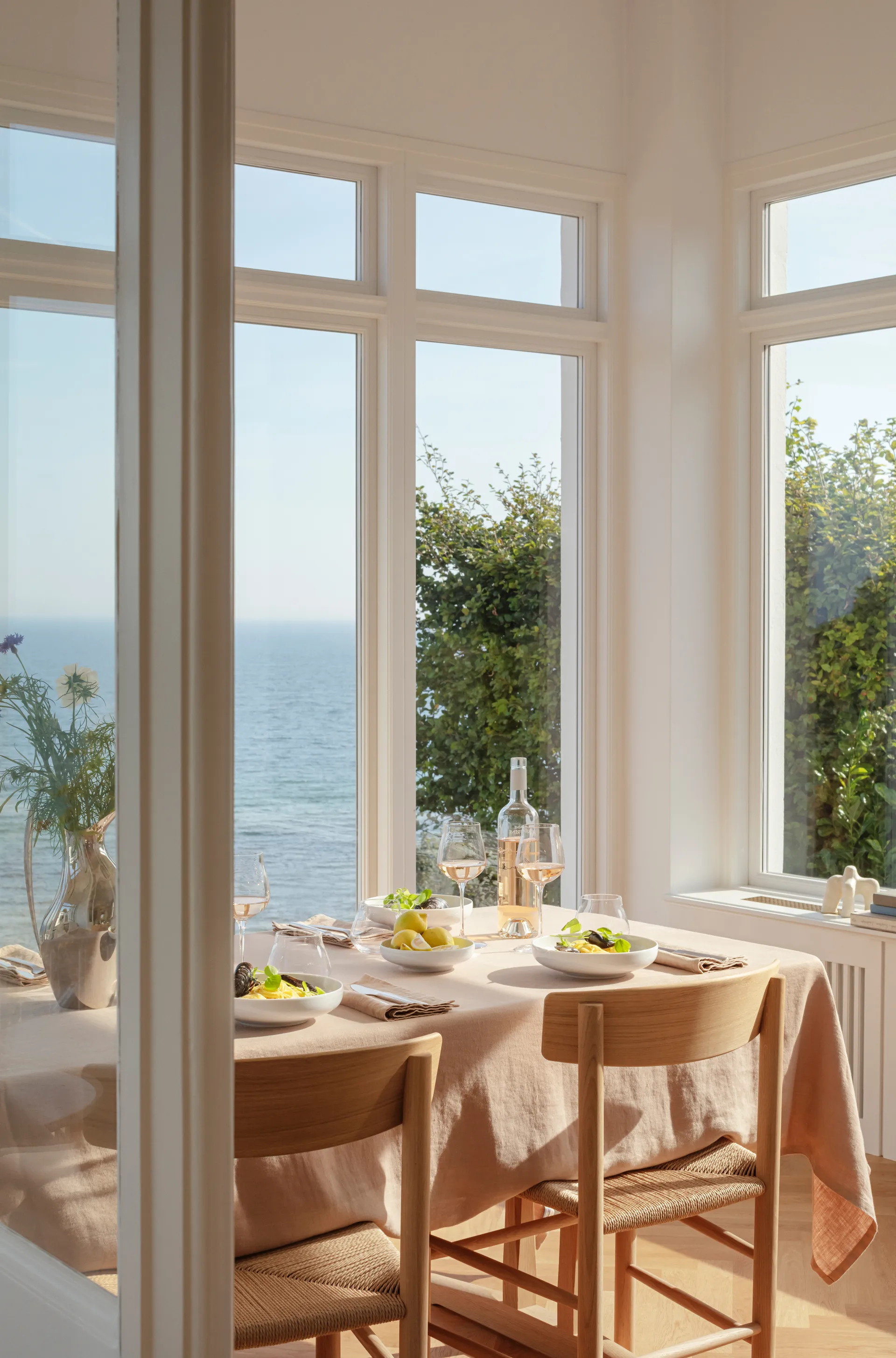 Koppel lunch plate Ø22 cm, White Georg Jensen