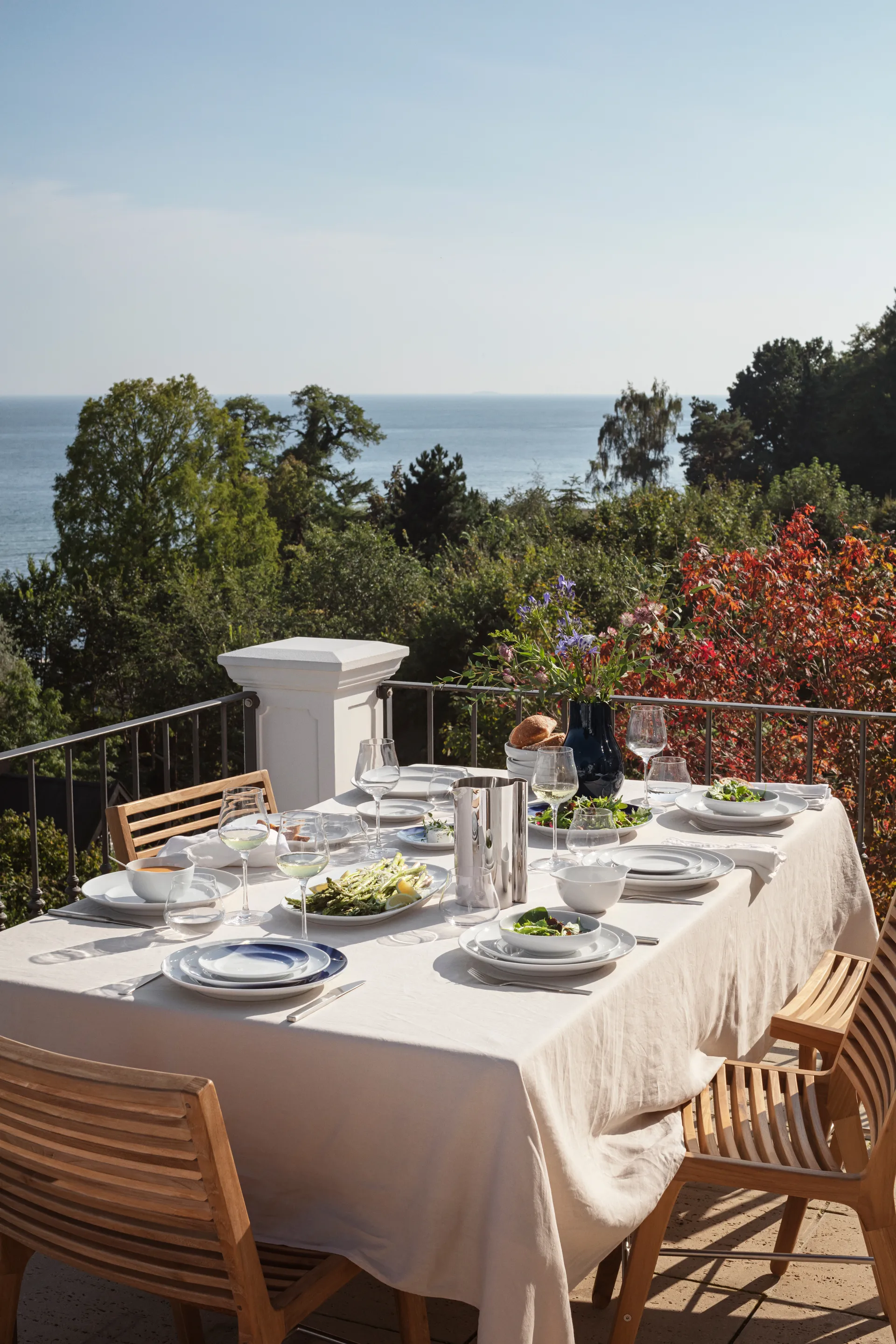 Koppel serving dish oval 23 cm, White Georg Jensen