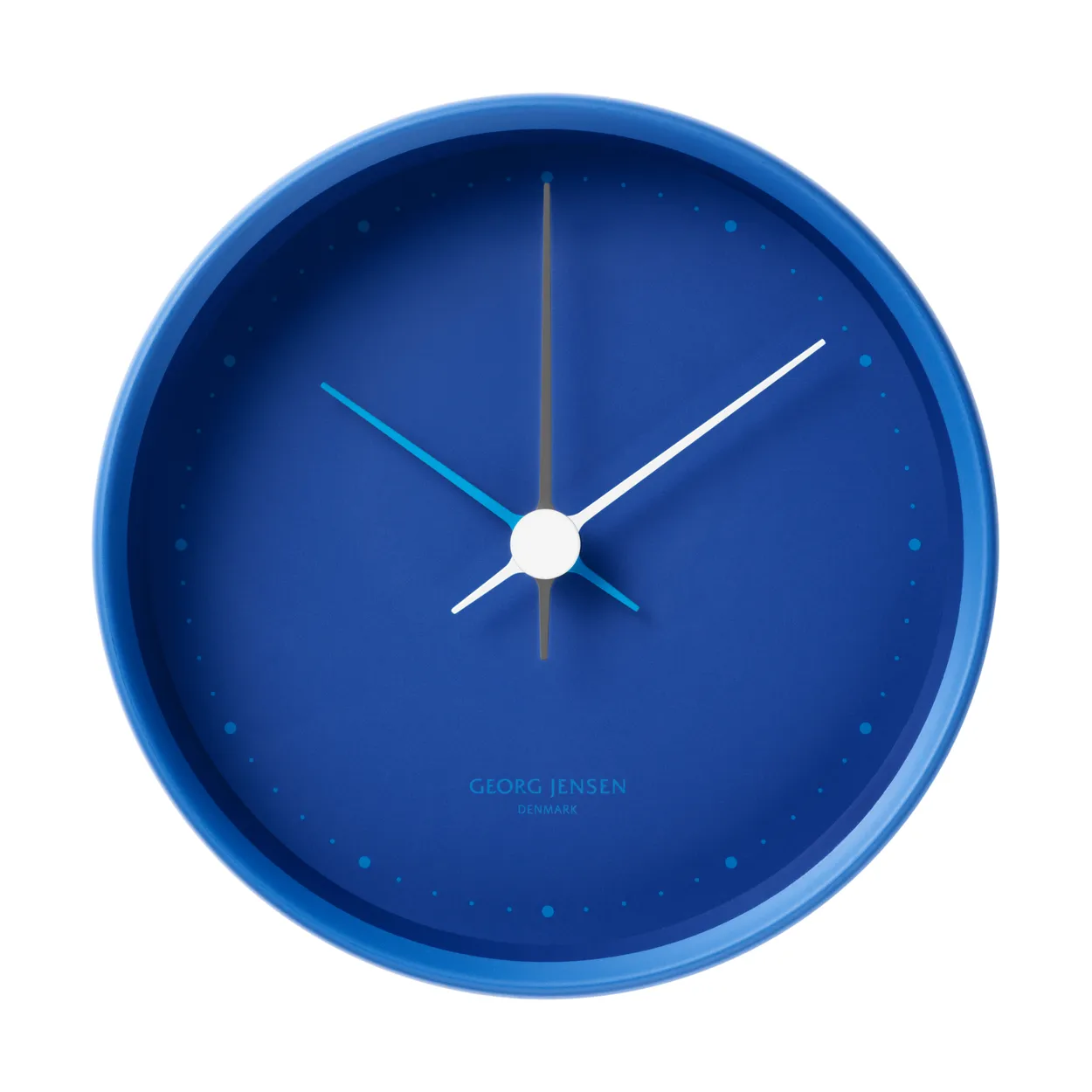 Georg Jensen Koppel wall clock o10 cm Iconic blue | Scandinavian Design | Wall clocks | Blue