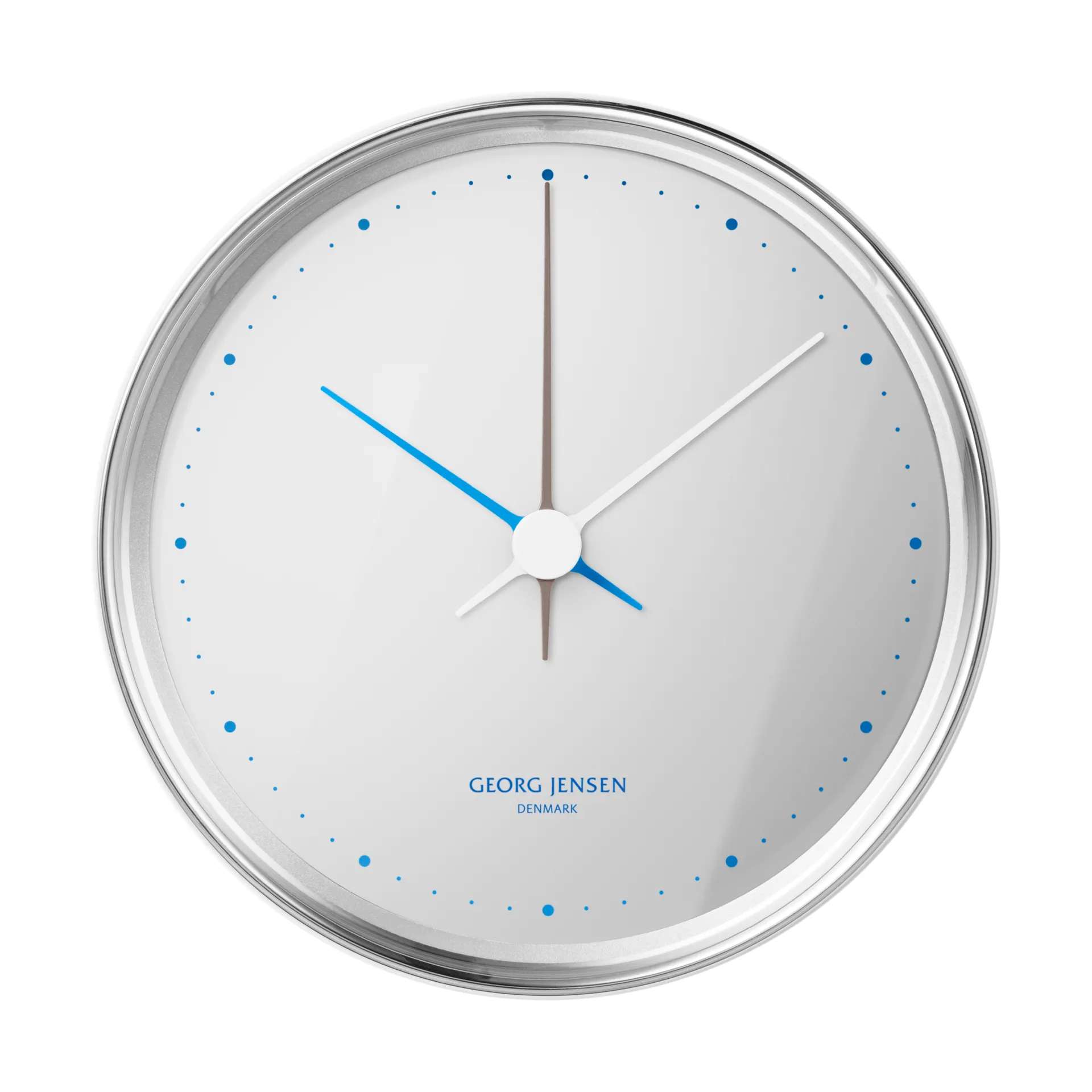 Koppel wall clock Ø10 cm, Mirror Echo Georg Jensen