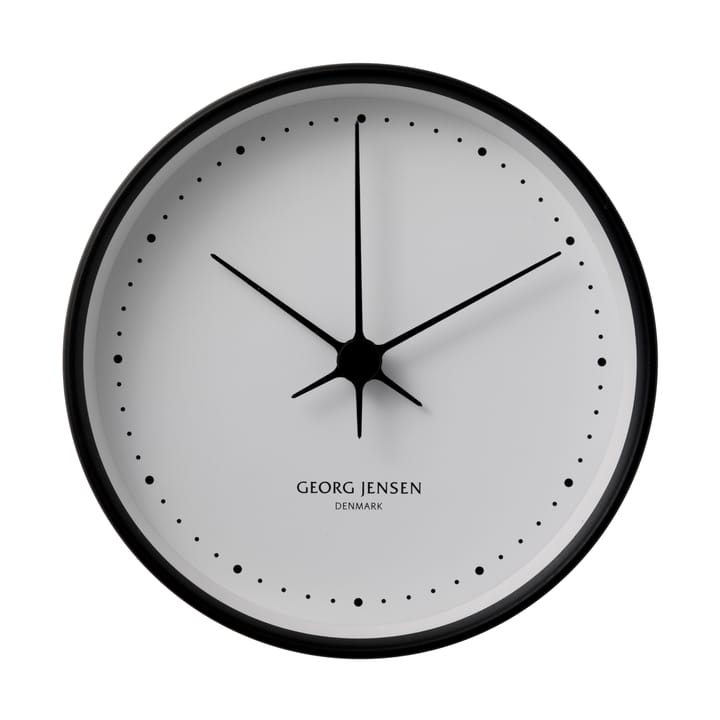 Koppel wall clock black-white - Ø 22 cm - Georg Jensen