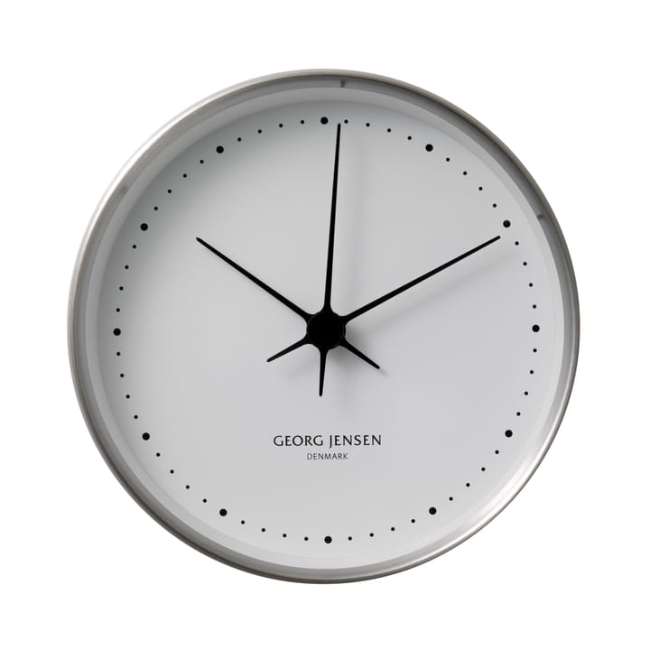 Koppel wall clock white-stainless steel - Ø 22 cm - Georg Jensen