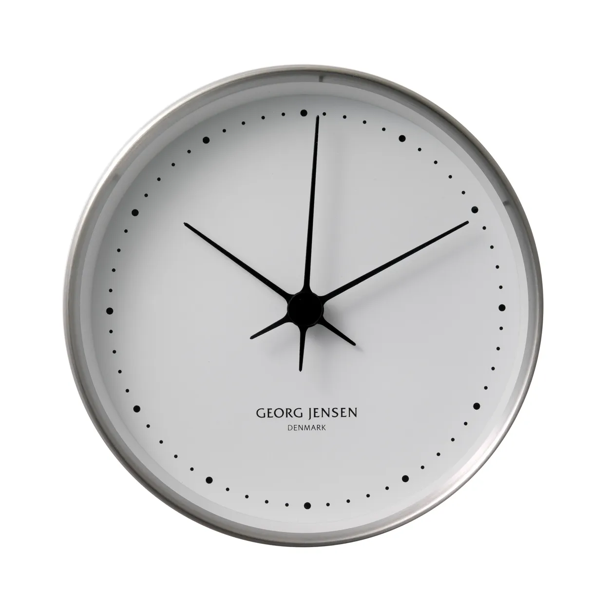 Georg Jensen Koppel wall clock white-stainless steel o 22 cm