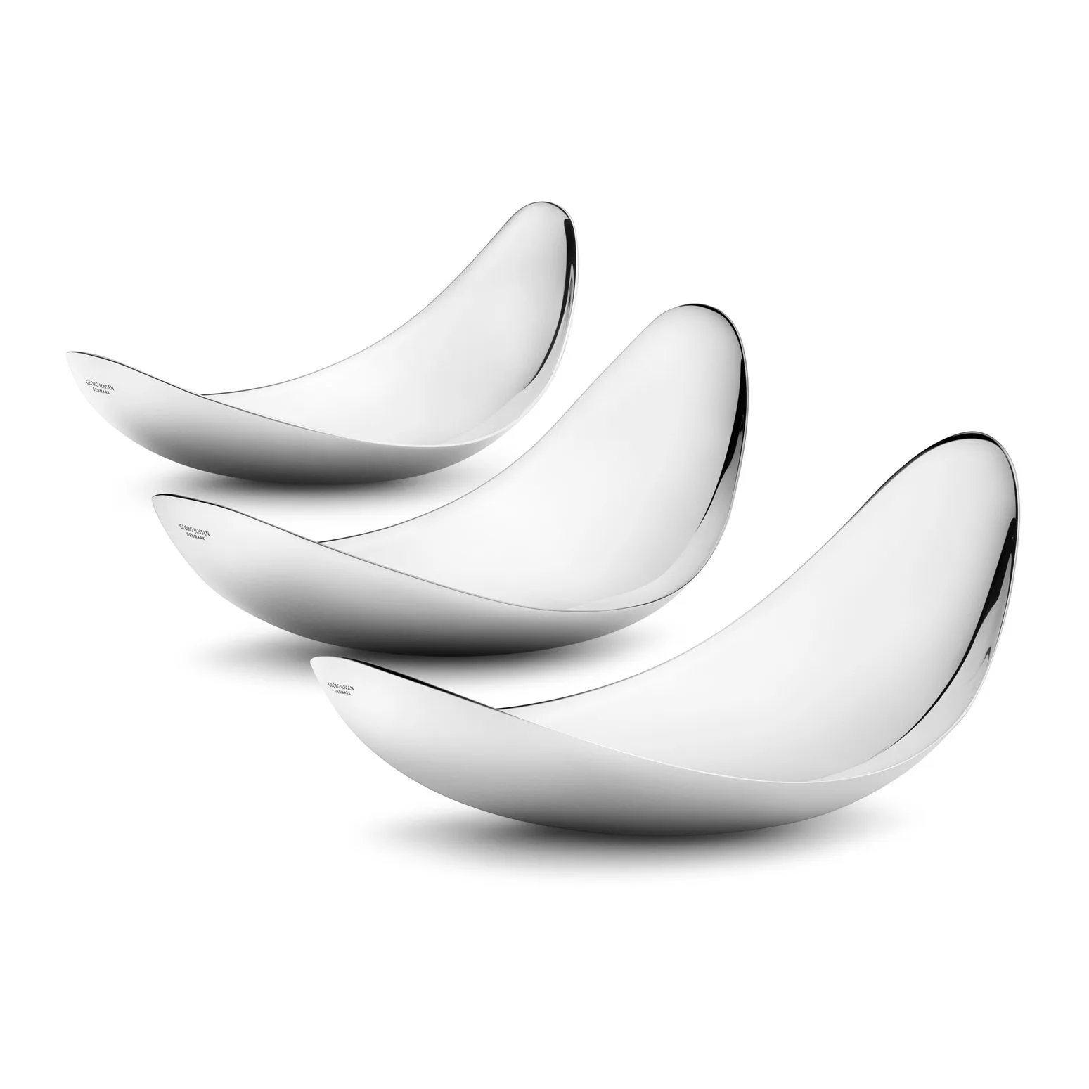 Leaf serving dish set, 3-pack Georg Jensen