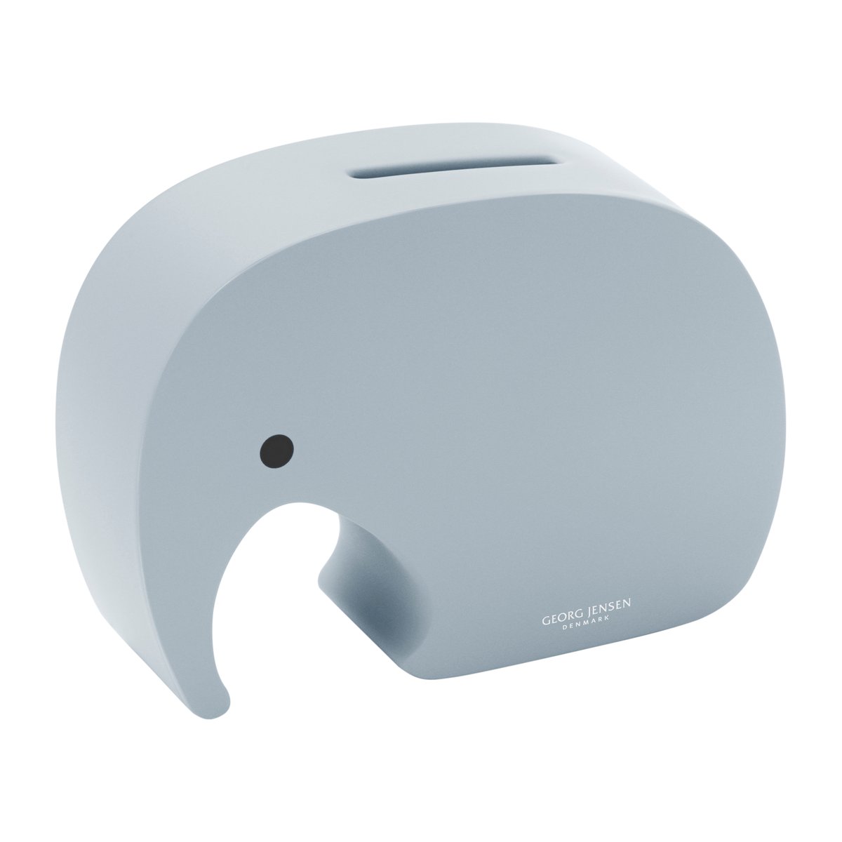 Georg Jensen Miniphant money box 6x8,7 cm Blueberry sprinkle