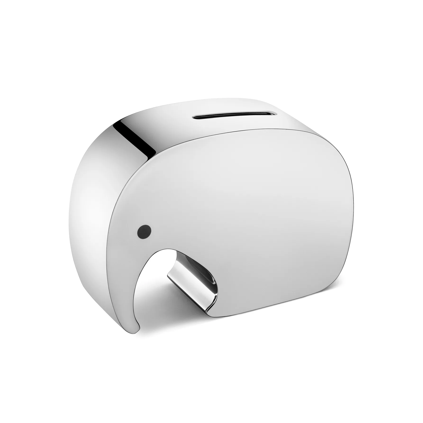 Miniphant money box 6x8,7 cm, Stainless steel Georg Jensen