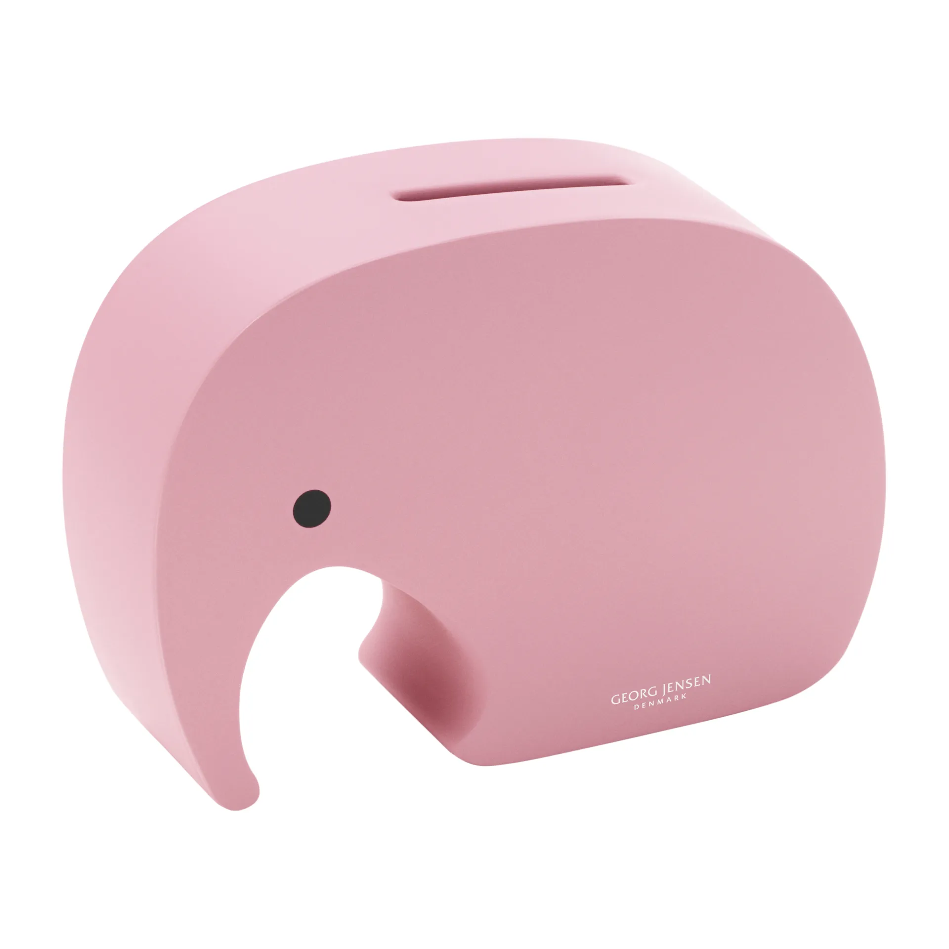 Miniphant money box 6x8,7 cm, Strawberry blush Georg Jensen