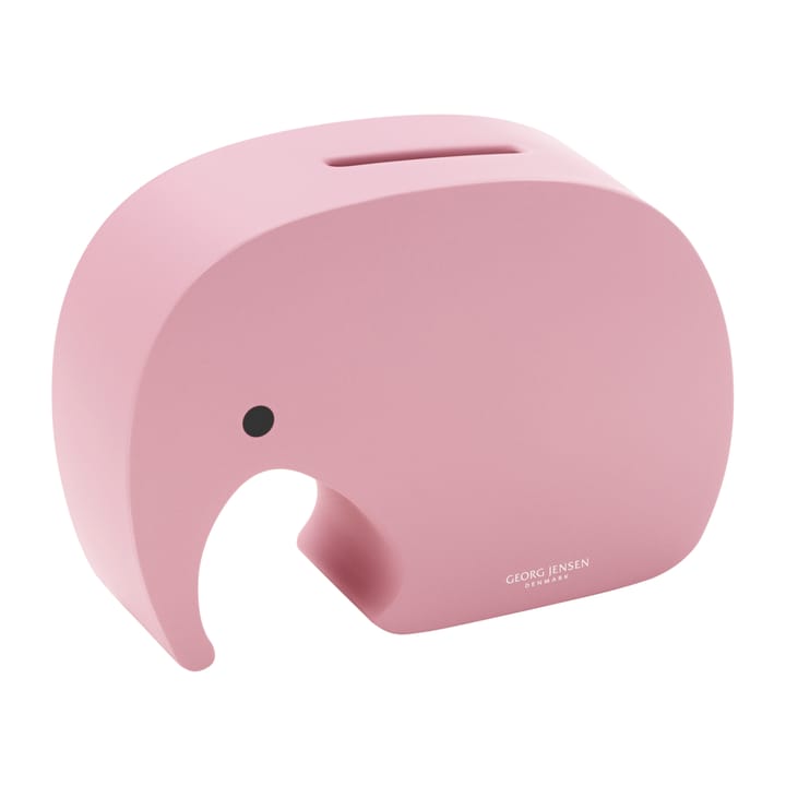 Miniphant money box 6x8,7 cm - Strawberry blush - Georg Jensen