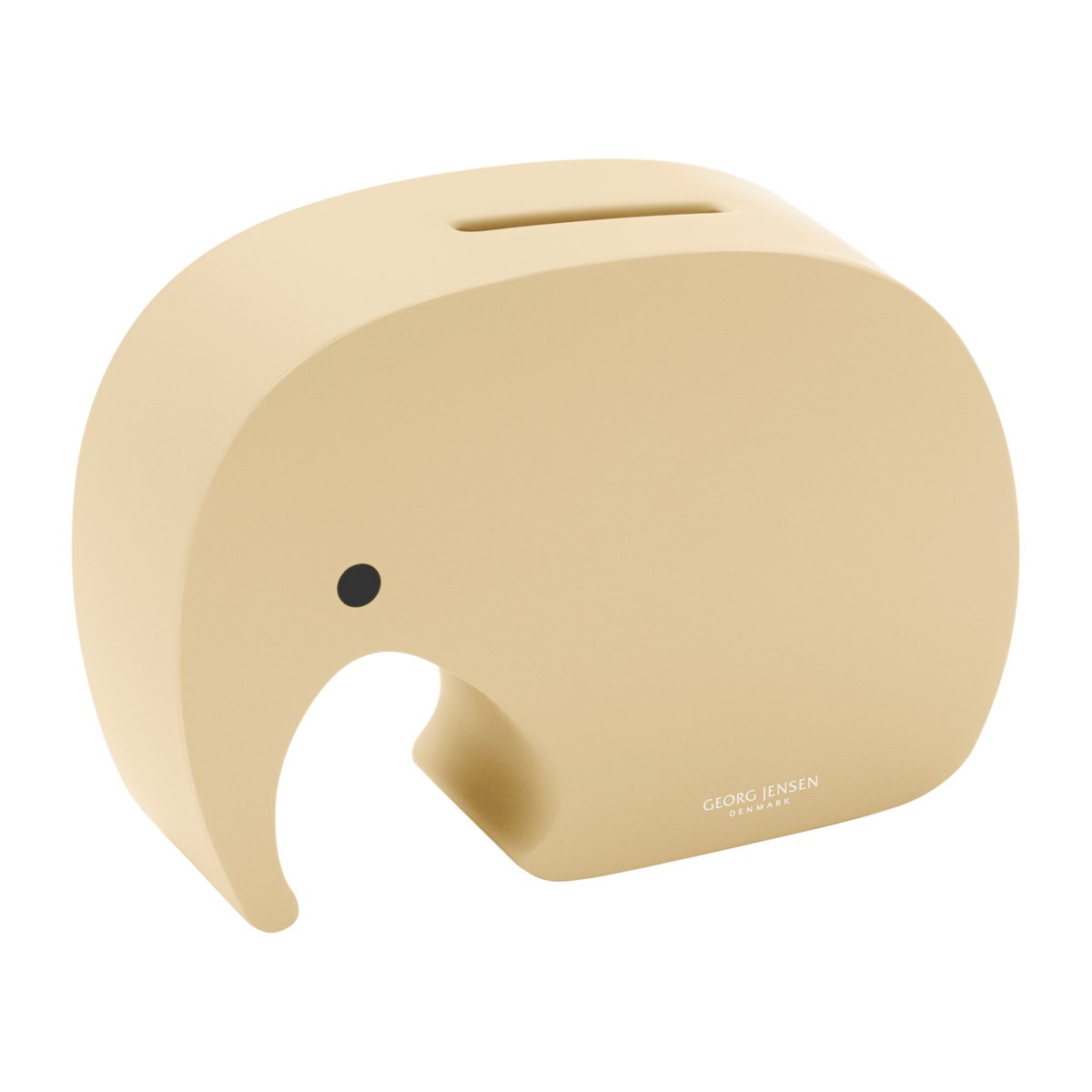 Georg Jensen Miniphant money box 6x8,7 cm Vanilla bean