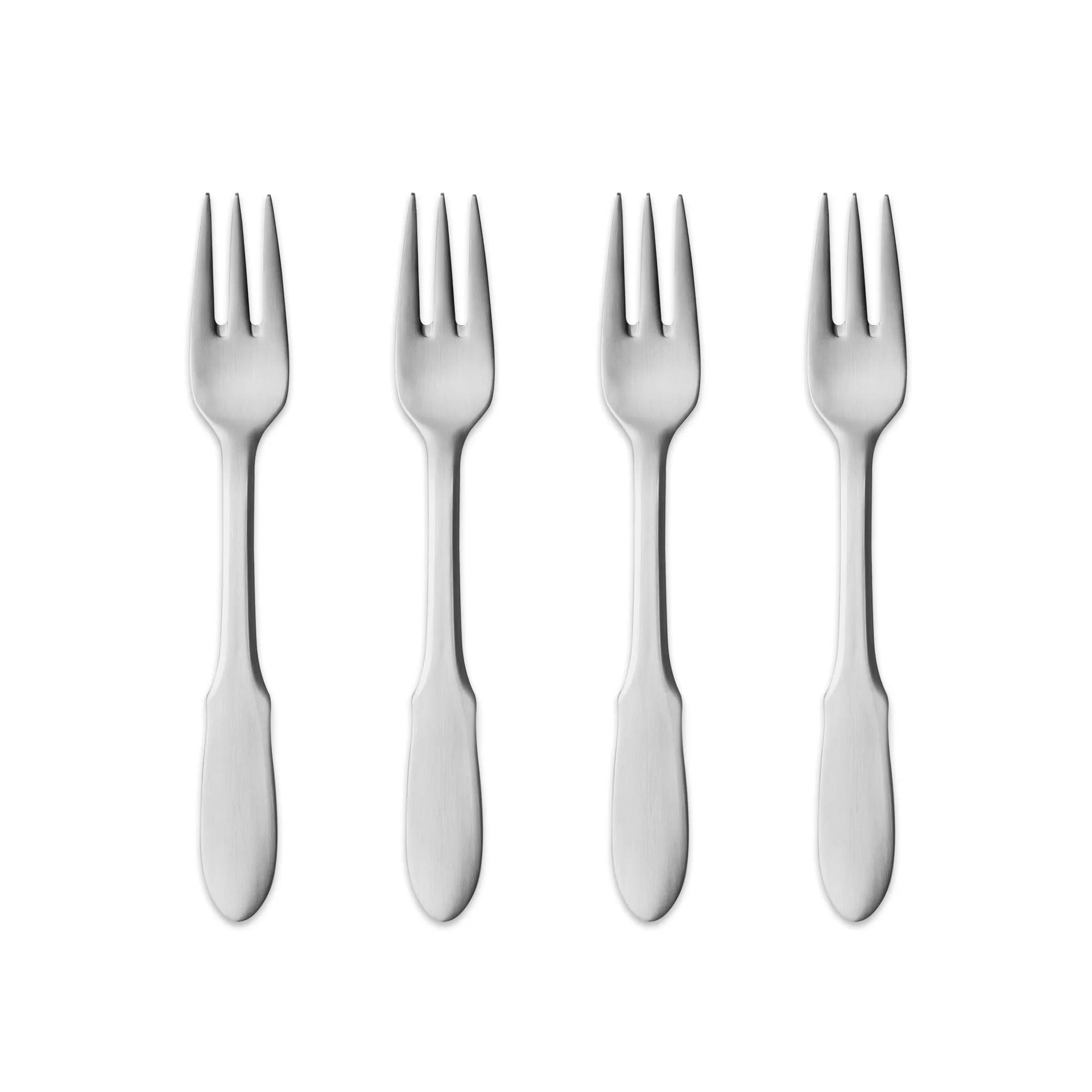 Mitra matt cake fork, 4 pack Georg Jensen