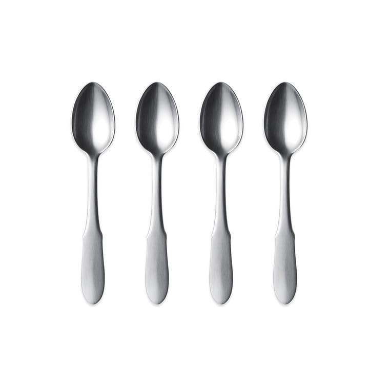 Mitra matte tea and coffee spoon - 4-pack - Georg Jensen
