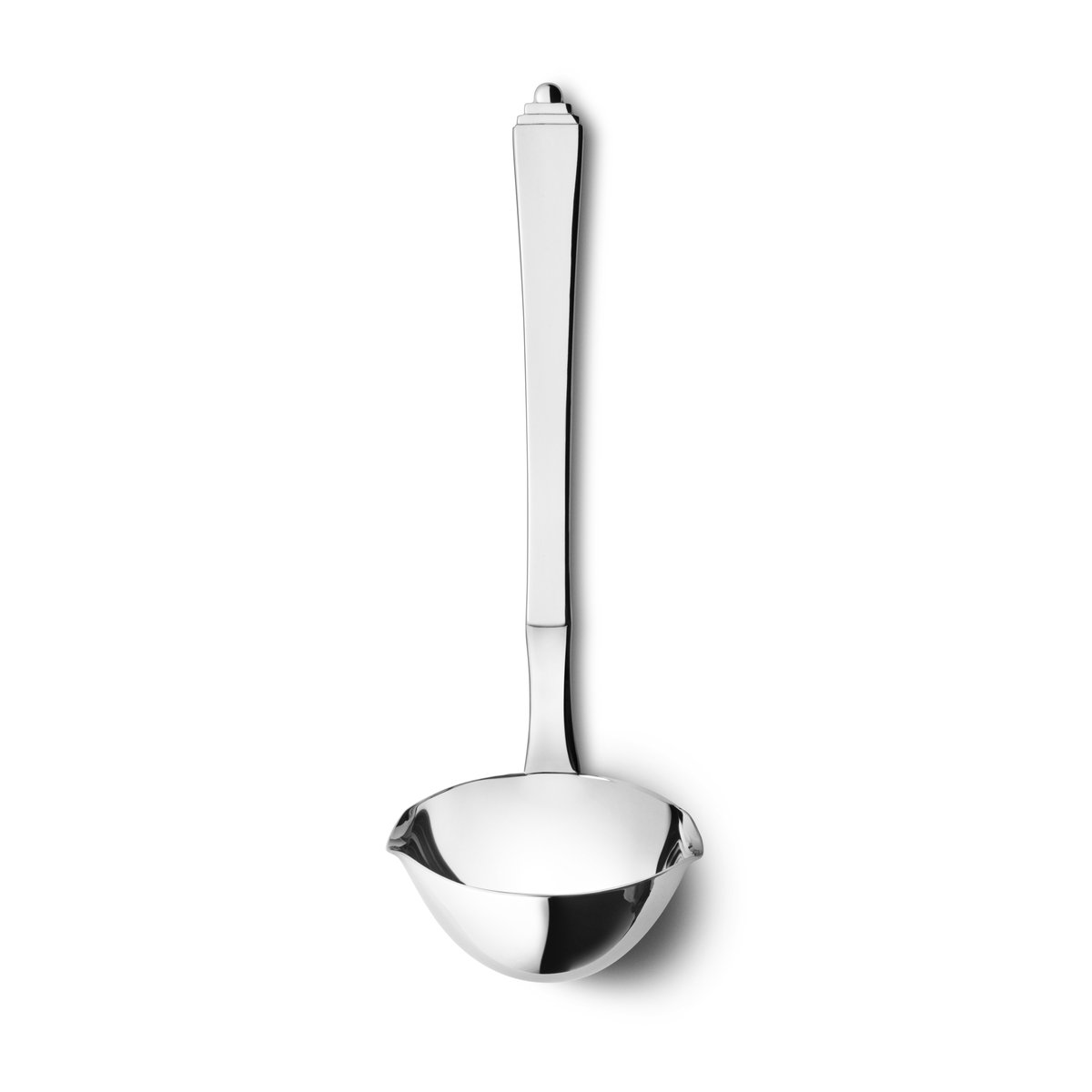 Georg Jensen Pyramid sauce ladle 19 cm | Scandinavian Design | Decorative accessories | Silver-coloured