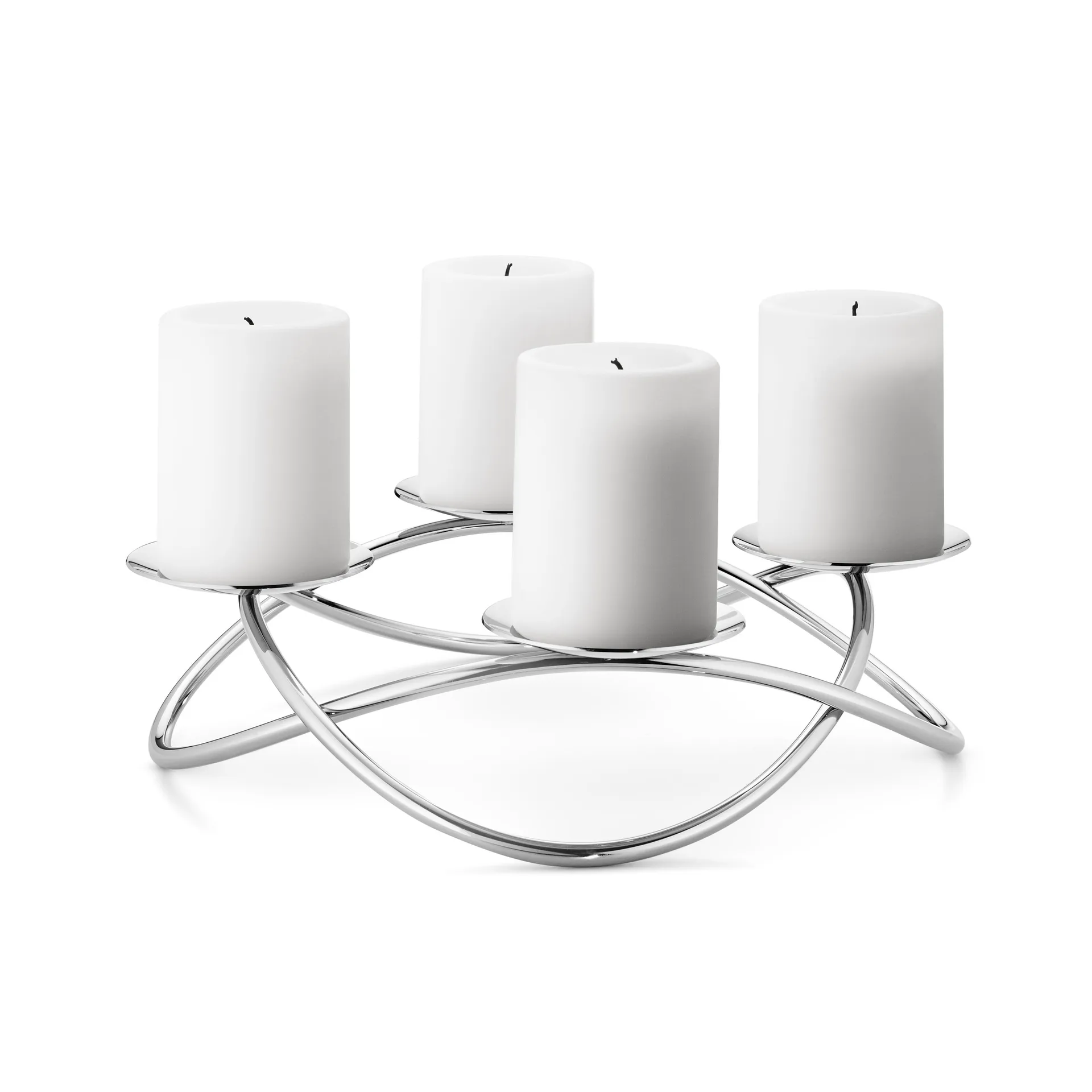 Season block candle holder, polished Georg Jensen
