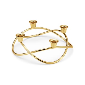Season candleholder Ø26 cm - gold plated - Georg Jensen