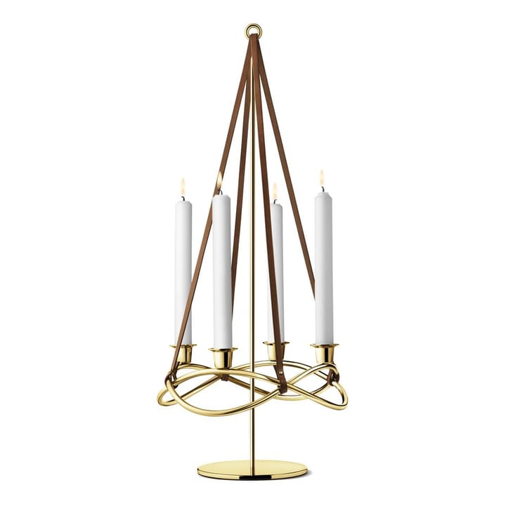 Season extension stand for candleholder - gold plated - Georg Jensen