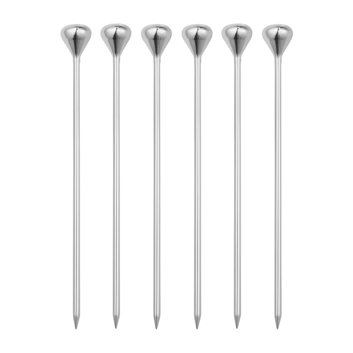 Sky cocktail stick 6-pack - Stainless steel - Georg Jensen