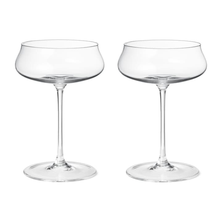 Sky cocktailglass coupe 25 cl 2-pack - Clear - Georg Jensen