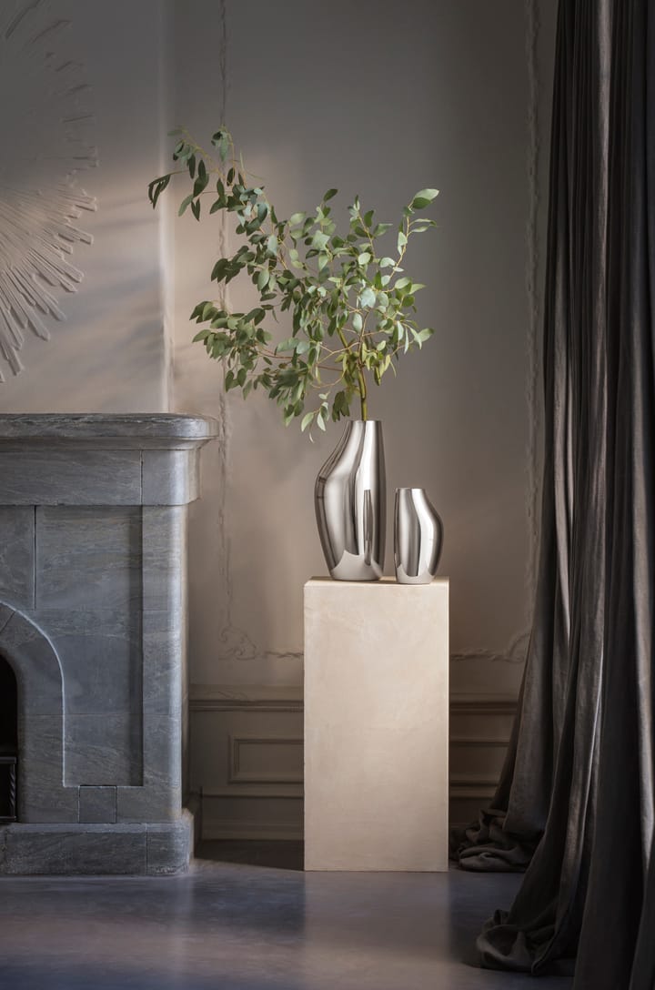 Sky floor vase 46 cm - Stainless steel - Georg Jensen