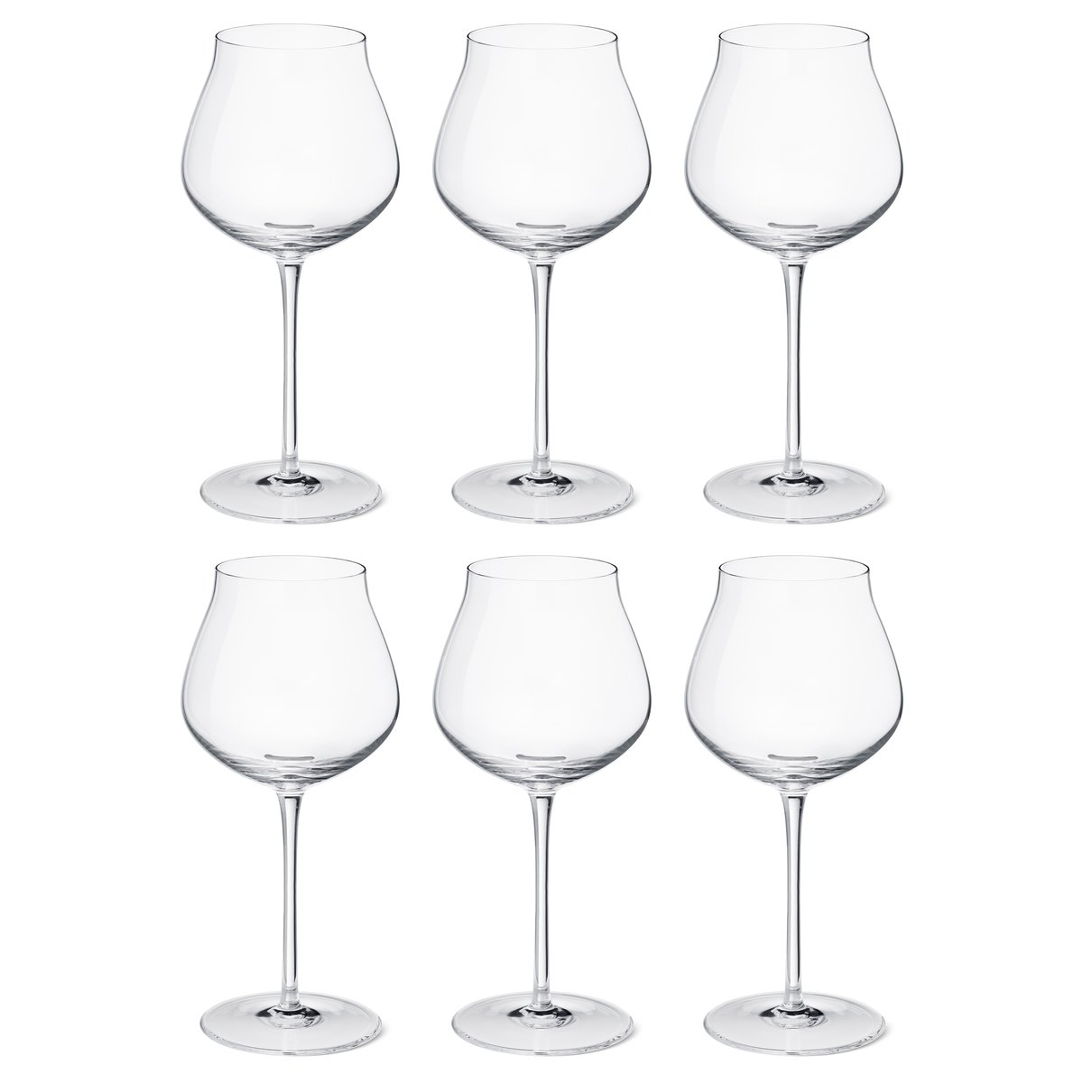 Georg Jensen Sky red wine glass 50 cl 6-pack crystalline