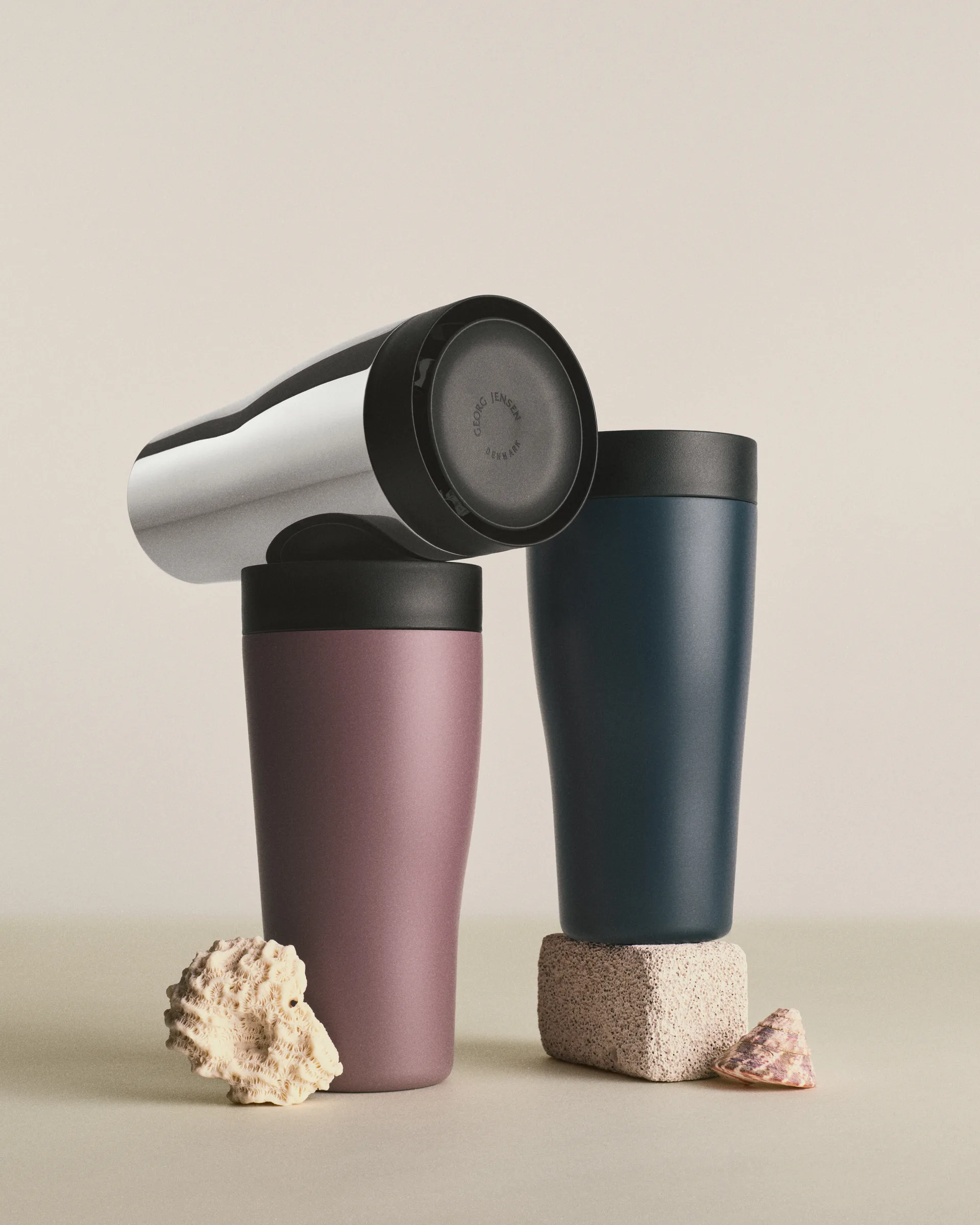 Sky thermal cup 40 cl, Stainless steel Georg Jensen